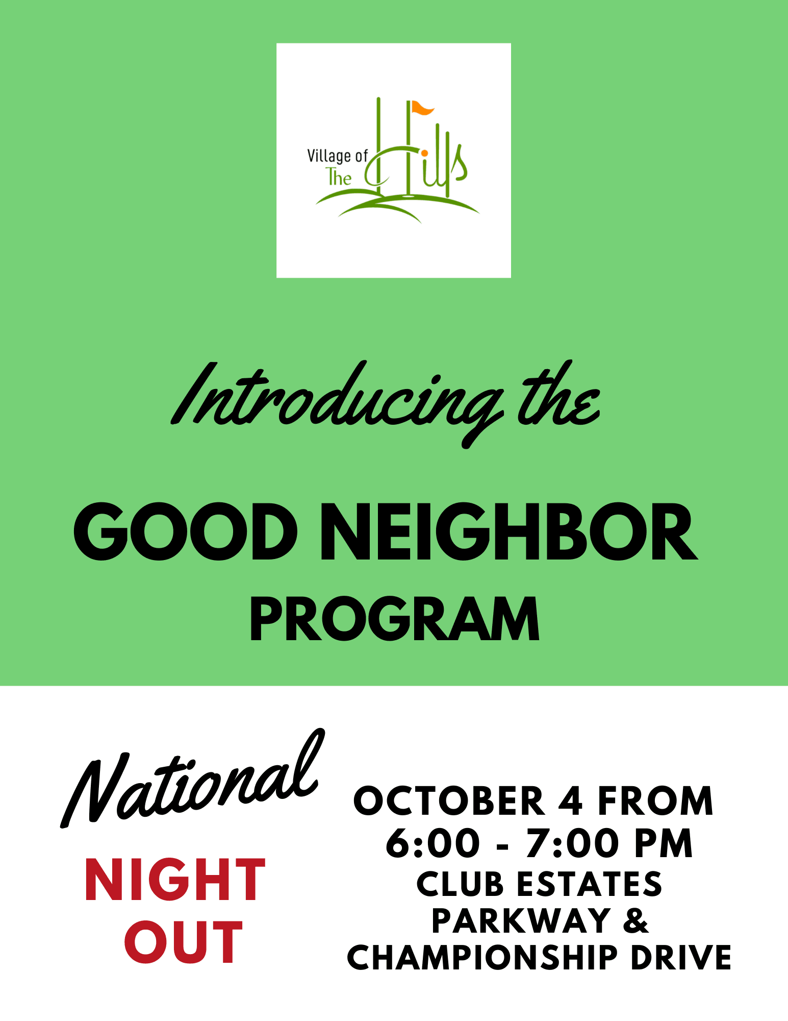 Good Neighbor Program